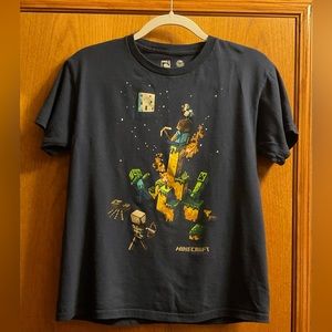 Official Minecraft Mojang Jinx Blue Graphic T-Shirt